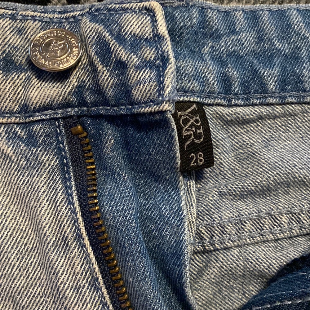 Young and reckless light denim jeans